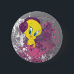 TWEETY™ Djing 6 Cm Round Badge<br><div class="desc">Tweety Music HipHop Collection</div>