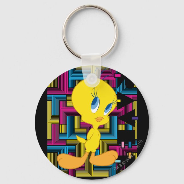 Tweety Electronic Colour Key Ring (Front)