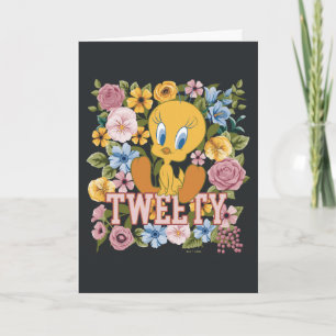 TWEETY™ Floral Embroidery Graphic Card