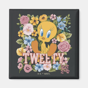 TWEETY™ Floral Embroidery Graphic Magnet