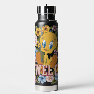TWEETY™ Floral Embroidery Graphic Water Bottle
