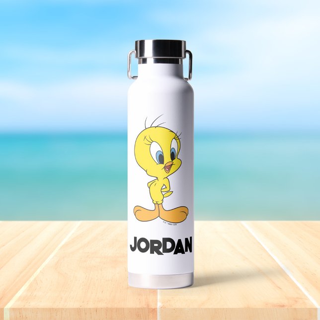 TWEETY™ Haha  | Add Your Name Water Bottle (Creator Uploaded)