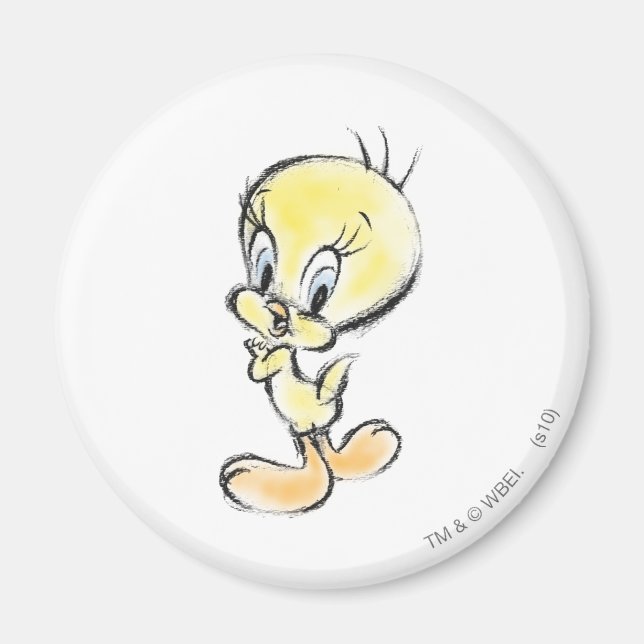 TWEETY™ - Hand Done Magnet (Front)