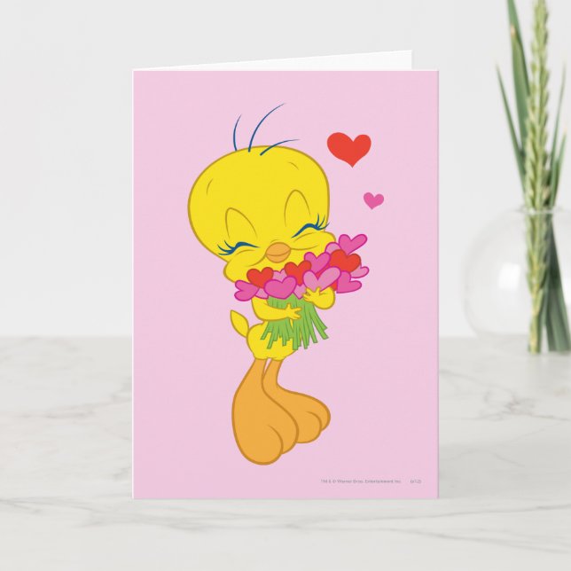 TWEETY™ Hearts Holiday Card (Front)