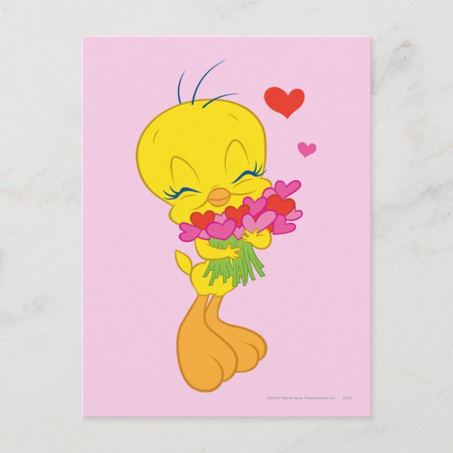 TWEETY™ Hearts Postcard (Front)