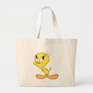 Tweety Hmm Large Tote Bag