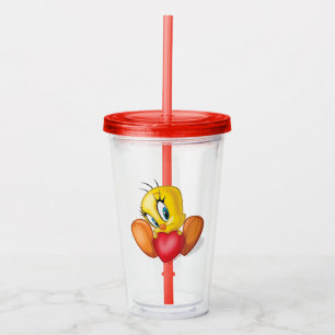 TWEETY™ Holding Heart Acrylic Tumbler