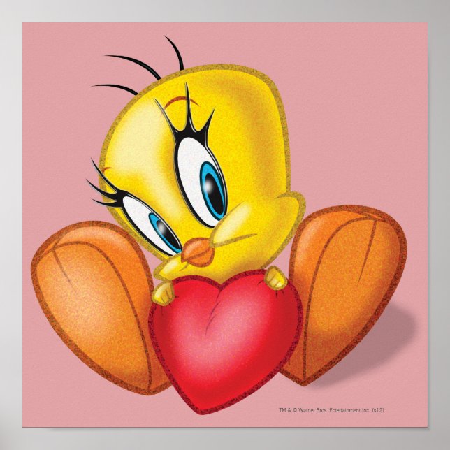 TWEETY™ Holding Heart Poster (Front)