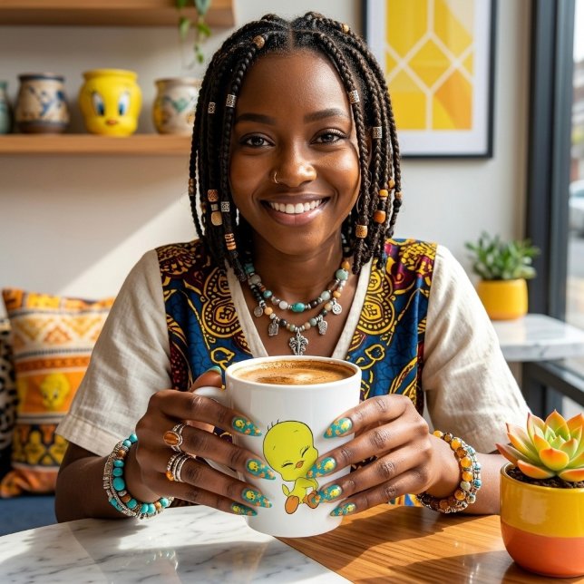 Tweety Latte Mug (Creator Uploaded)