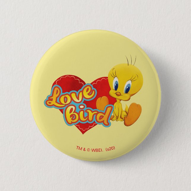 TWEETY™ - Love Bird 6 Cm Round Badge (Front)