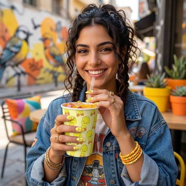 Tweety Paper Cups (Creator Uploaded)