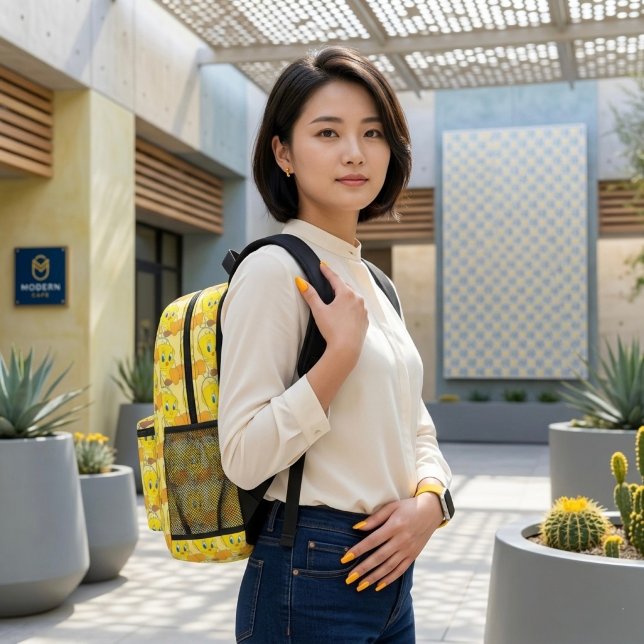 Tweety Printed Backpack (Creator Uploaded)