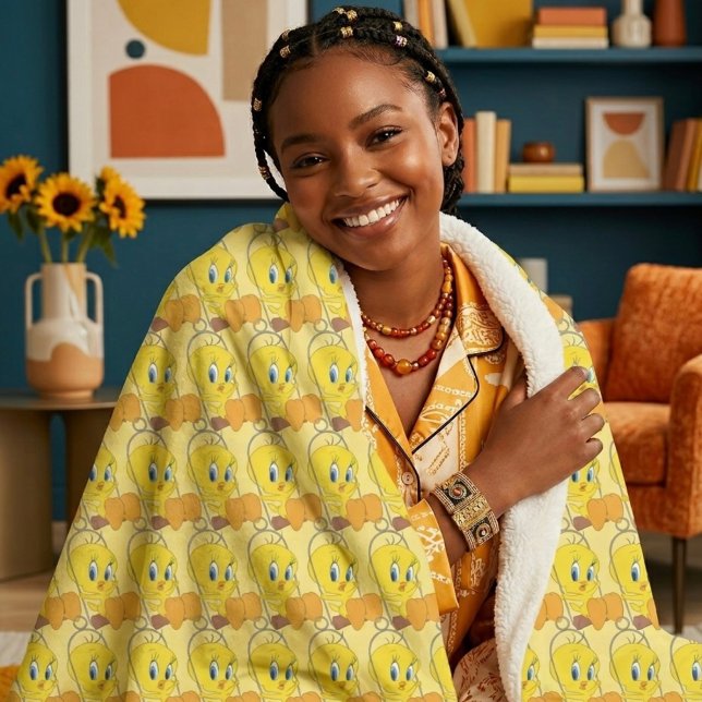Tweety Sherpa Blanket (Creator Uploaded)