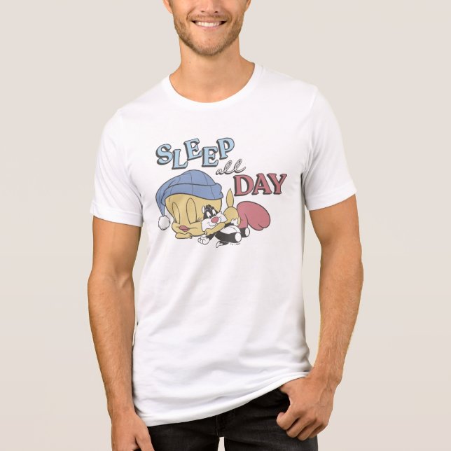 TWEETY™ Sleep All Day Tri-Blend Shirt (Front)