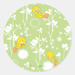 TWEETY™ Springtime Vibes Classic Round Sticker