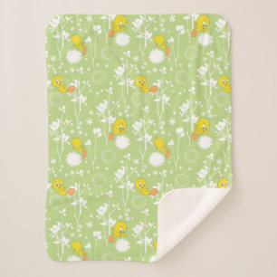 TWEETY™ Springtime Vibes Sherpa Blanket