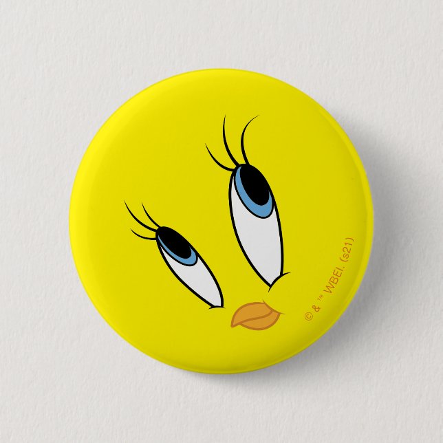 TWEETY™ Sweet Eyes 6 Cm Round Badge (Front)