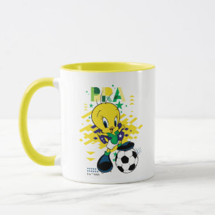 TWEETY™ Team Brazil Soccer Graphic Mug