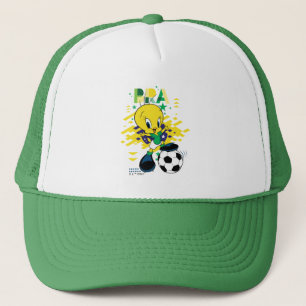 TWEETY™ Team Brazil Soccer Graphic Trucker Hat