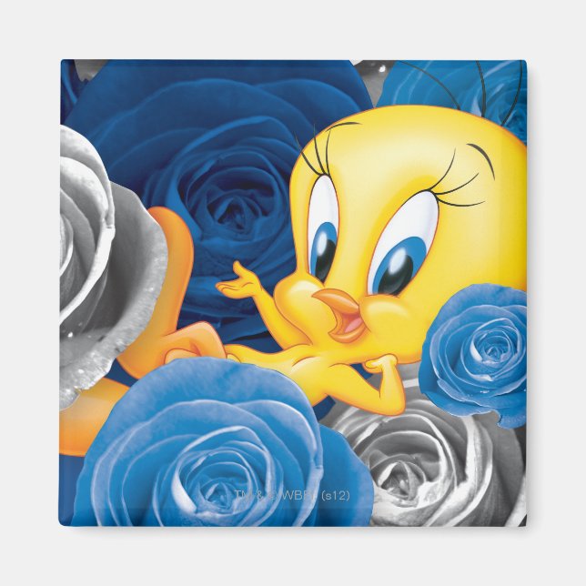 TWEETY™ With Roses Magnet (Front)
