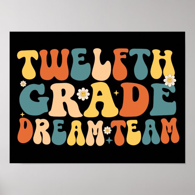 Twelfth Grade Dream Team Poster (Front)