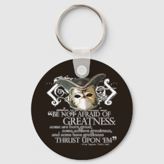 Twelfth Night Quote Key Ring