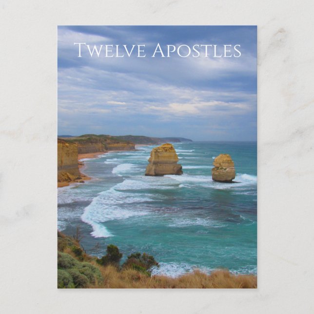 twelve apostles coastline postcard (Front)