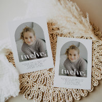 Twelve Arched Photo Birthday