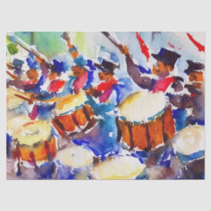 Twelve Days of Christmas: Drummers Drumming (D), Tissue Paper