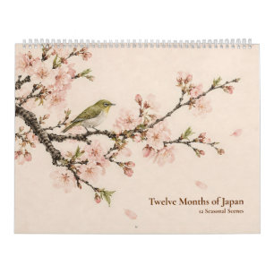 Twelve Months of Japan Botanical Art Calendar