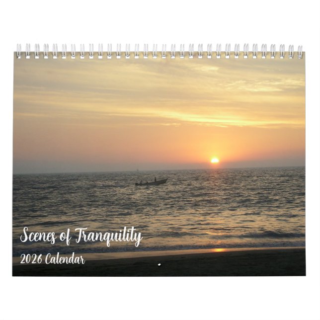 Twelve Months of Scenic Views Calendar (Cover)
