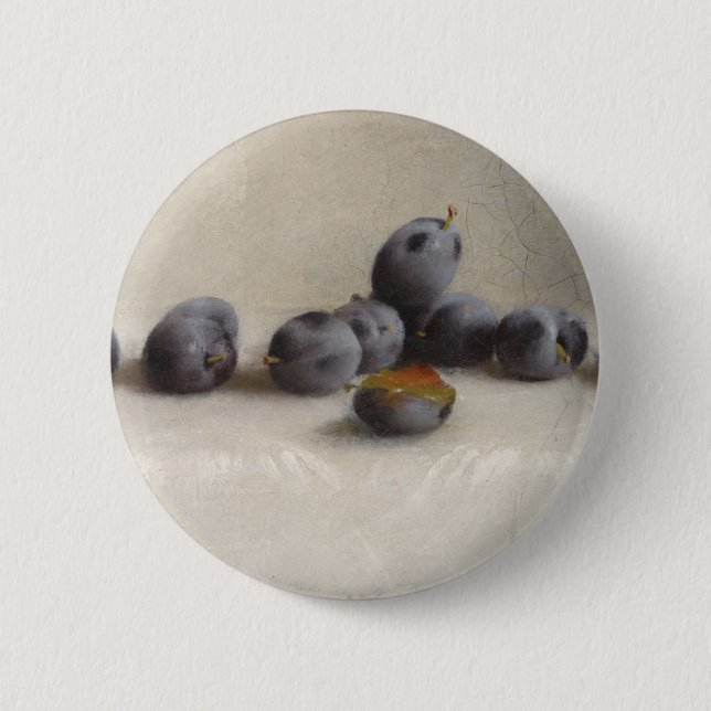 Twelve Plums 6 Cm Round Badge (Front)