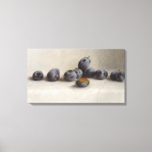 Twelve Plums Canvas Print