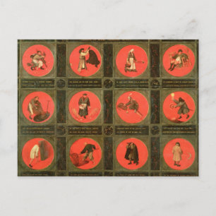 Twelve Proverbs, c.1558-60 Postcard
