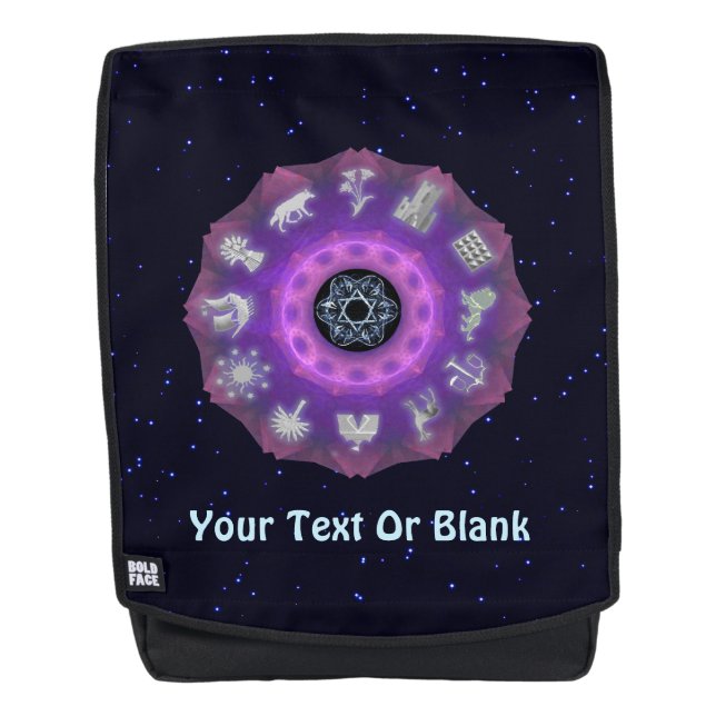 Twelve Tribes Fractal Backpack (Front)