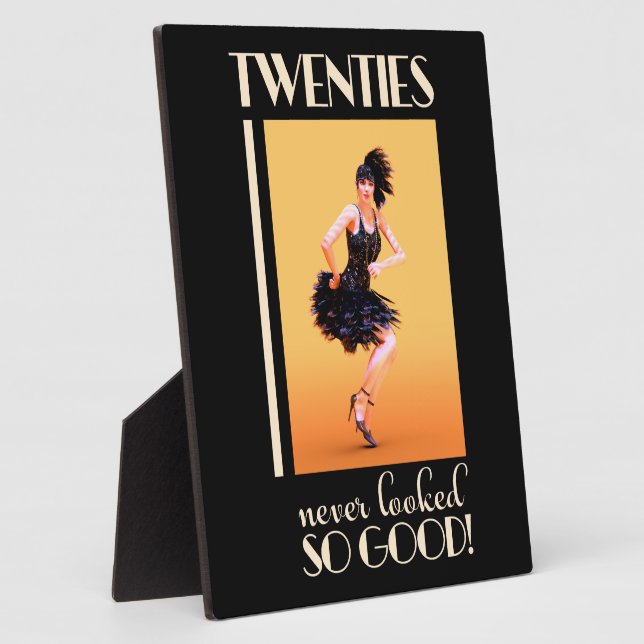 Twenties never looked so good Vintage Plaque (Side)