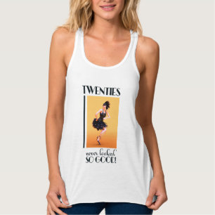 Twenties never looked so good Vintage Singlet