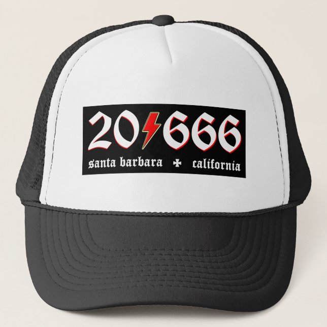 TWENTY666 TRUCKER HAT (Front)