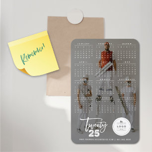 Twenty 22 Brush Script 2022 Calendar Holiday Photo Magnet