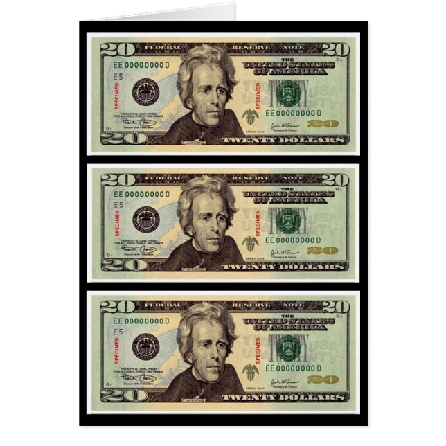 Twenty Dollar Bills (Front)