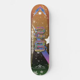 Twenty-eight 1/4 skateboard
