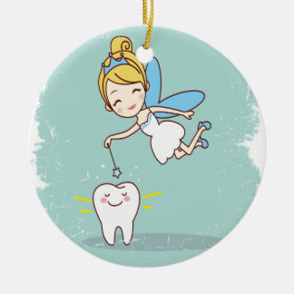 Twenty-eighth February - Tooth Fairy Day Ceramic Tree Decoration