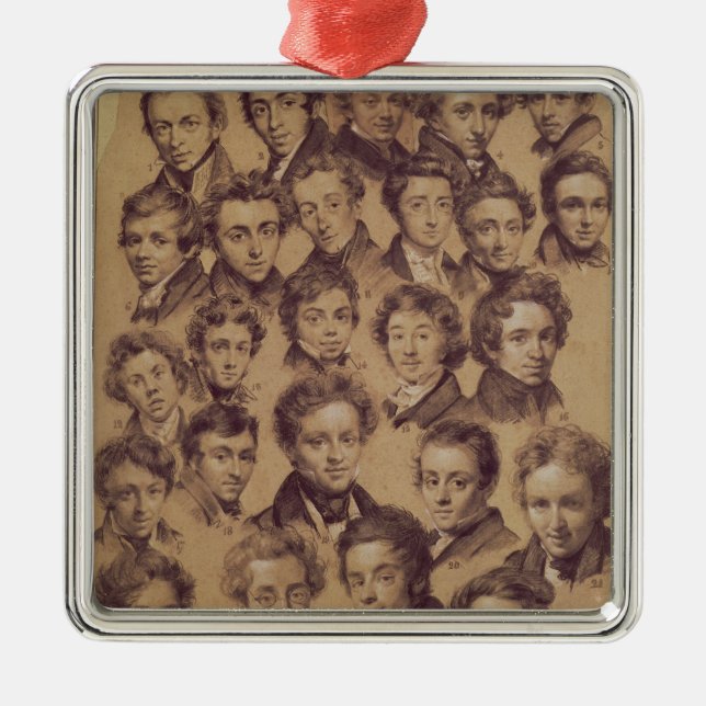 Twenty Five Pupils from the Studio of Antoine Metal Tree Decoration (Front)