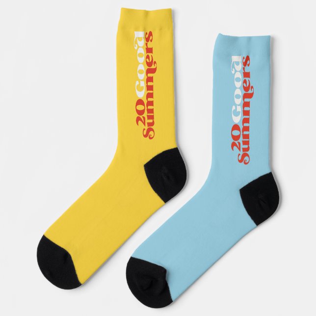 Twenty Good Summers Socks (Left)