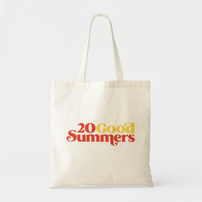 Twenty Good Summers Tote Bag (Front)