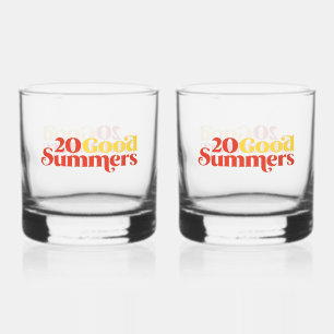 Twenty Good Summers Whiskey Glass