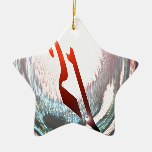 TWENTY-ONE ( 21st  BIRTHDAY ) Ceramic Tree Decoration (Front)