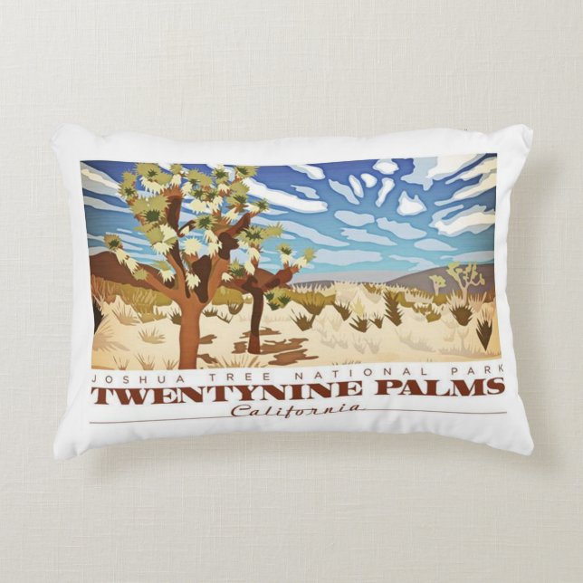 Twentynine Palms Califorina Decorative Cushion (Front)