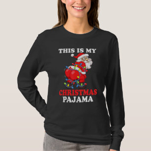 Twerking Santa Claus Garland This Is My Christmas T-Shirt