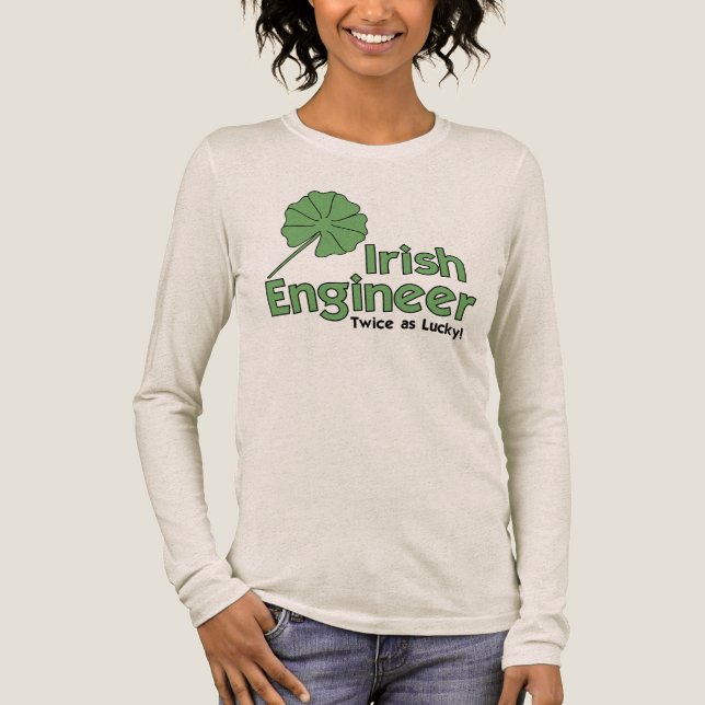 Twice As Lucky T-Shirt Tri-Blend Shirt (Front)